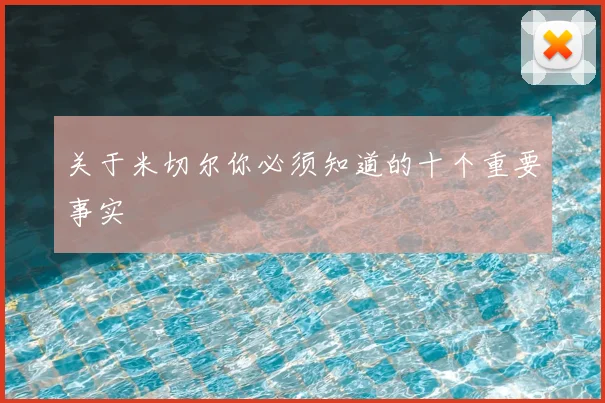 关于米切尔你必须知道的十个重要事实